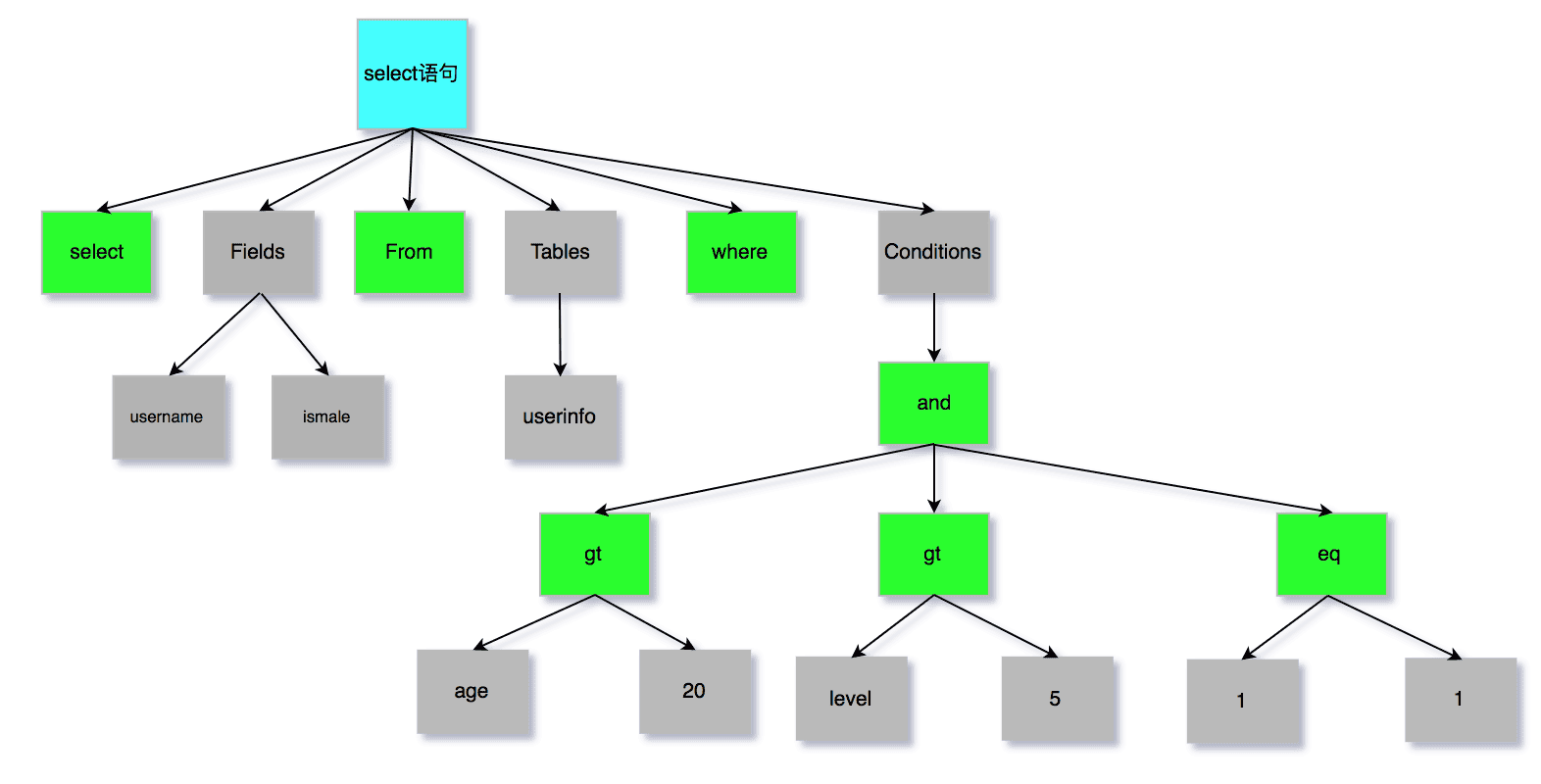 分析器, 来自小林coding